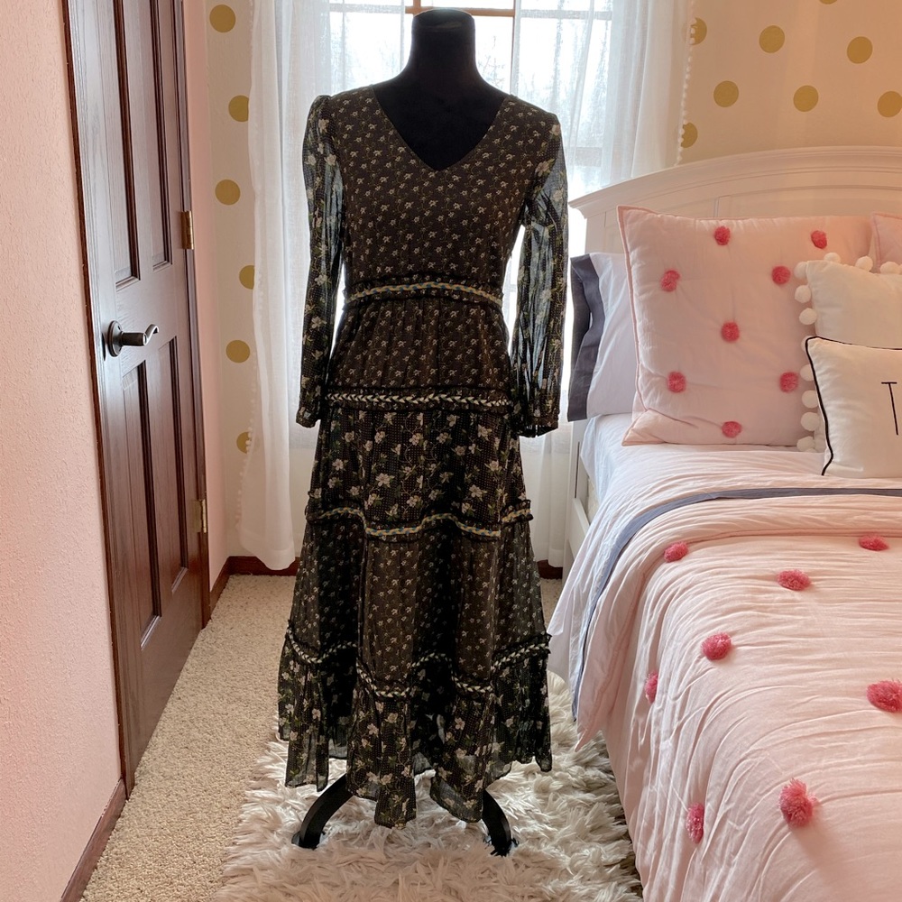 Anthropology maxi dress new with tag ❤️❤️❤️